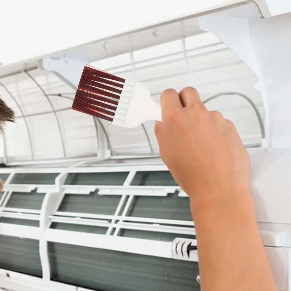 2 Pcs Air Conditioner Brush Condenser Cleaning Tool Brushes Small for Fin Tools - Image 2 of 4