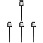  4 Pack Solar-bodenleuchte Garten Solarleuchte Sonnenlicht Solarlaterne