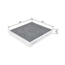Bosch Filter, Innenraumluft 1 987 435 502 für AUDI SEAT SKODA VW