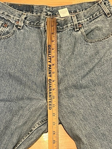 Vintage 90’s Levi’s 560 Loose Fit Tapered Leg Jeans Herren 36x32 Light Wash Denim EUC - Bild 5 von 11