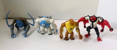 Ben 10 Ten Action 4 Figure Lot FourArms SpiderMonkey Humungousaur Haywire