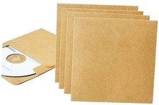 25 Pcs CD DVD Sleeves Retro Brown Kraft Paper CD DVD Sleeves Envelopes