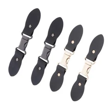 2 Pieces Sew on PU Leather Toggle Buttons DIY Clothing Accessories