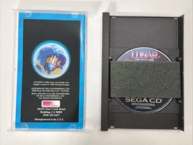 Sega CD 1992 LUNAR THE SILVER STAR GAME Complete CIB SUPER CLEAN VGC!