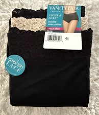 Vanity Fair 3 pk Brief Underwear 3XL 10 Radiant Collection Light Luxe Panties