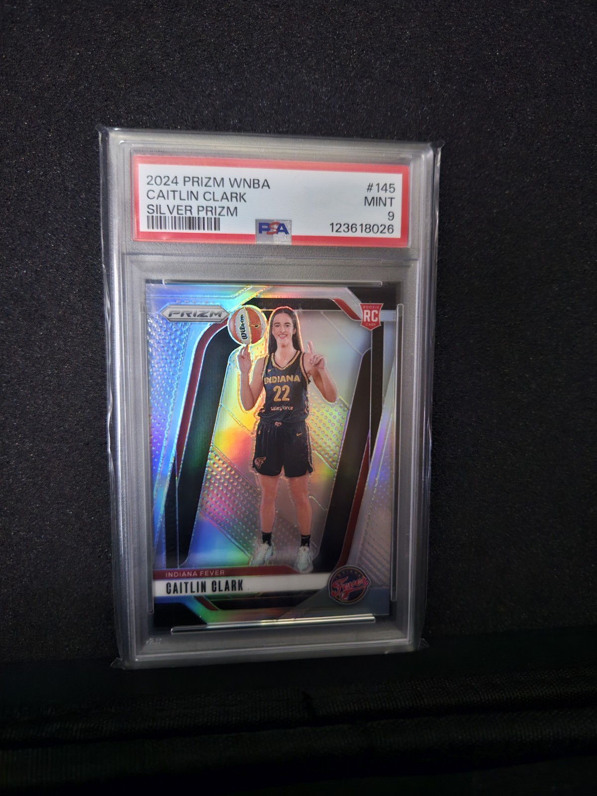 2024 Panini Prizm WNBA - Caitlin Clark #145 Silver Prizm (RC) PSA Mint 9 🔥🔥🔥