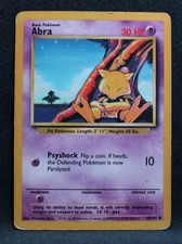 Abra 43/102 Common Base Set Pokémon TCG Card WOTC