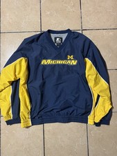 University of Michigan Wolverines Vintage 90s Athletic Windbreaker Jacket L
