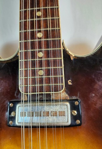 Hagstrom Vintage 1967 Viking 12 Hollowbody 12 String Guitar VSB - Picture 16 of 16