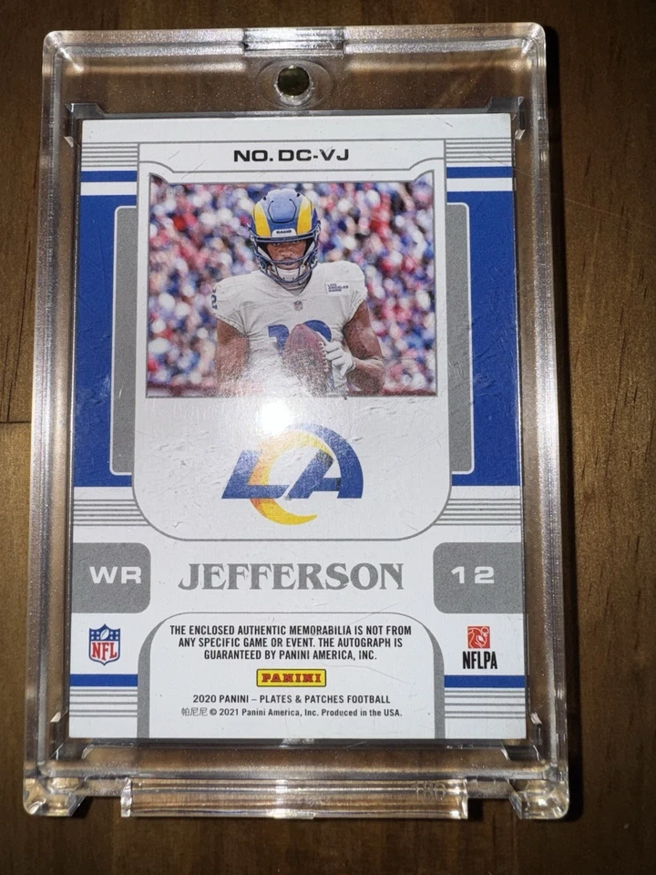 2020 Plates & Patches Green Van Jefferson Double Coverage Patch Auto /15 RC  - Image 2 of 2