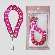 Acrylic Phone/Bag/Keychain Charm PINK NEW In Package