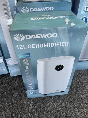 Daewoo 12L Dehumidifier 24-Hour Timer 2L Water Tank COL1471