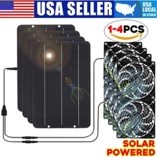 Solar Powered Fan Kit 6W Solar Panel Waterproof DC Exhaust Fan for Chicken Coop