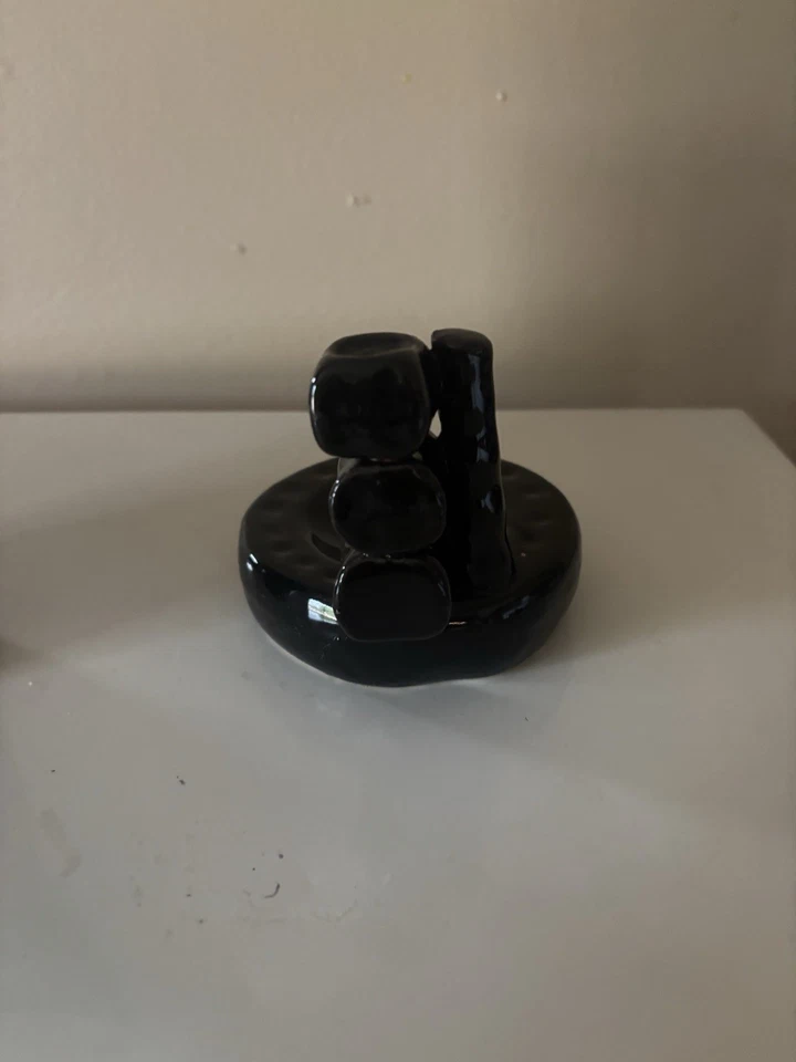 Ceramic Backflow Incense Burner Holder Black Waterfall + Incense Cones - Image 4 of 4