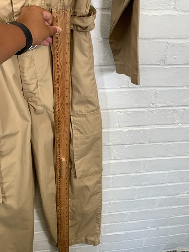Mono Levi's para mujer talla XS beige traje de caldera utilitario algodón con cinturón cargo - Imagen 12 de 16