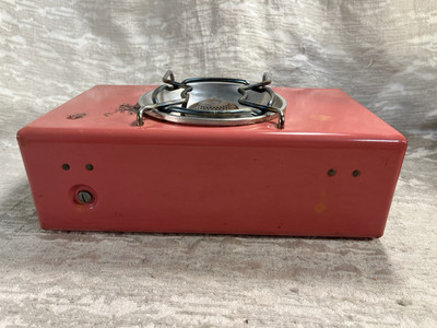 Vintage Pink Coleman LP Gas Picnic Stove 5402A Coleman Made in