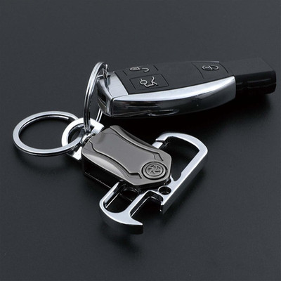 Multi-Function Keychain for Men - Dual Key Ring Organizer with Bottle Opener,...