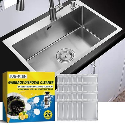 Drain Cleaner Tablets for Kitchen Sink Pipe Cleaning Enzyme Decomposing 24pcs
