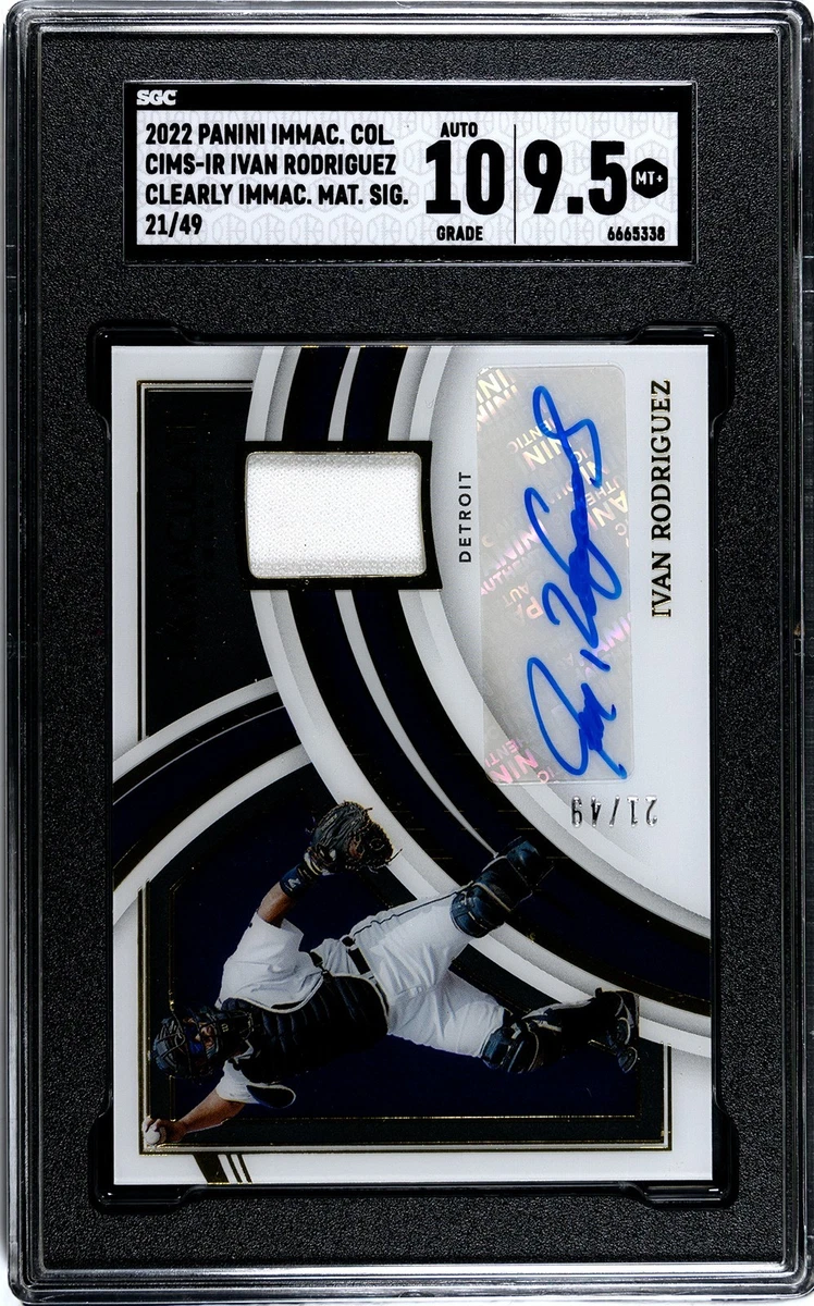 Ivan Rodriguez 10 Graded Baseball Sports Trading Cards