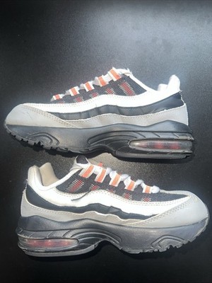 Nike Air Max 95 Particle Gray Black Kids Boys Size 12C Walking Shoes Sneakers