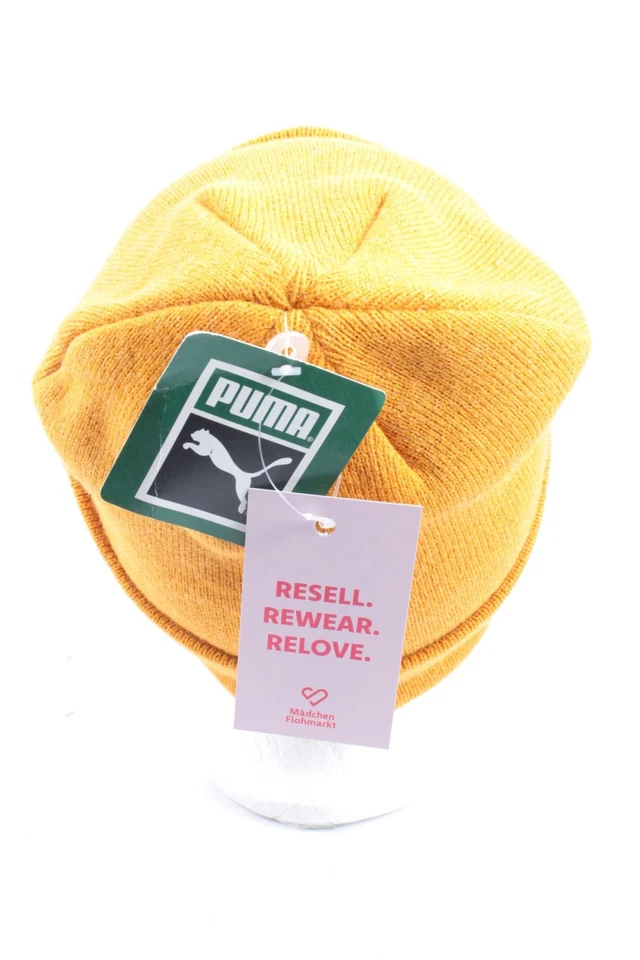 PUMA Berretto Donna Cappellino giallo pallido stile casual - Immagine 4 di 4