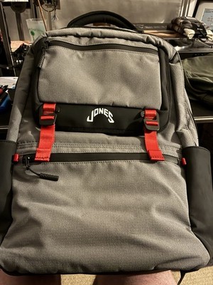 Jones Sports A2 Backpack Charcoal & Red