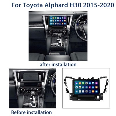 For Toyota Alphard H30 2015-2020 CarPlay Display Android Auto Radio Navigation