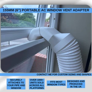 Débit élevé Air Connecteur adaptateur de ventilation de fenêtre Con AC 155mm 6" - Velux - Cas