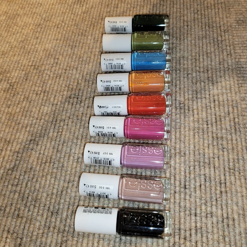 10 X 5ml Essie Nagellack SET NEU gut für den Adventskalender  gelb grün rot pink - Bild 3 von 4