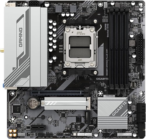 GIGABYTE B650M GAMING PLUS WIFI Motherboard - AMD Ryzen 9000 CPUs, 5+2+2 Phases - Bild 2 von 6