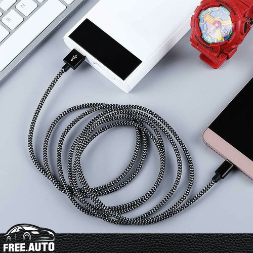 Câble chargeur SYNC données charge rapide USB tressé Type-C 6 pieds pour Samsung S8 S9 - Photo 5 sur 7