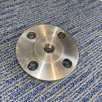 1 Zoll x 150 Pfund Rohr Blindflansch A182 F304/F304L B16,5 gebohrt 1/2 Zoll NPTT