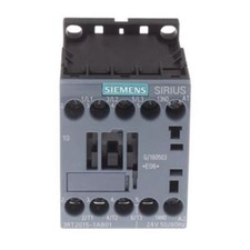 Image of 1 x 1 x Siemens Sirius Innovation 3RT2 3 Pole Contactor, 3NO, 7 A, 3 kW (AC3), 2