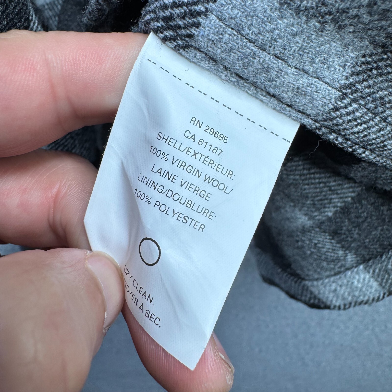 Pendleton Jacket Womens Large Black Gray Plaid 10… - image 8