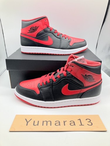 Nike Air Jordan 1 Alternate Bred Black Fire Red DQ8426-060 Men's Size - 第 3/17 張圖片
