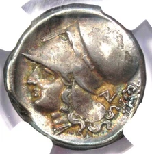 Acarnania Anactorium AR Stater 300 BC Pegasus Athena Coin - Certified NGC VF