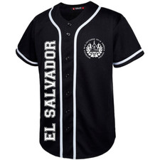 Authentic El Salvador Black Baseball Jersey – National Pride Edition