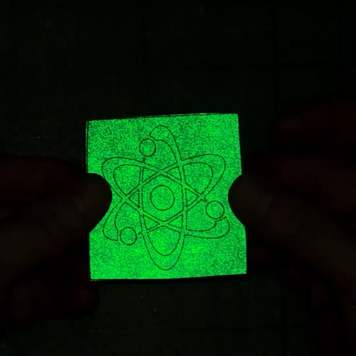 Calcomanía reflectante símbolo atómico #113R-TALLA - Vídeo 1 de 1
