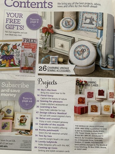 REVISTA The World Of Cross Stitching lista desplegable de varias opciones - Imagen 124 de 559