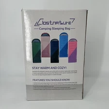 Clostnature Sleeping Bag Black/Dark blue Brand New Vacuum Sealed In Box