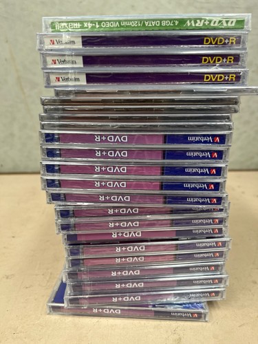 Mixed Lot 23x Maxell Verbatim DVD +R RW -R Blank Discs New Sealed - Picture 4 of 9