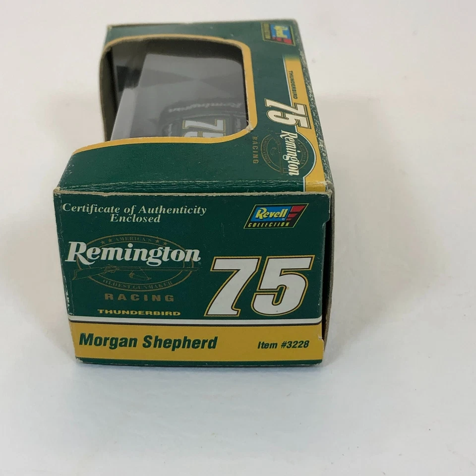 75 Morgan Shepherd  1/64th scale stock car Item #3228 1996 Revell Metal Toy Car - Image 4 of 4