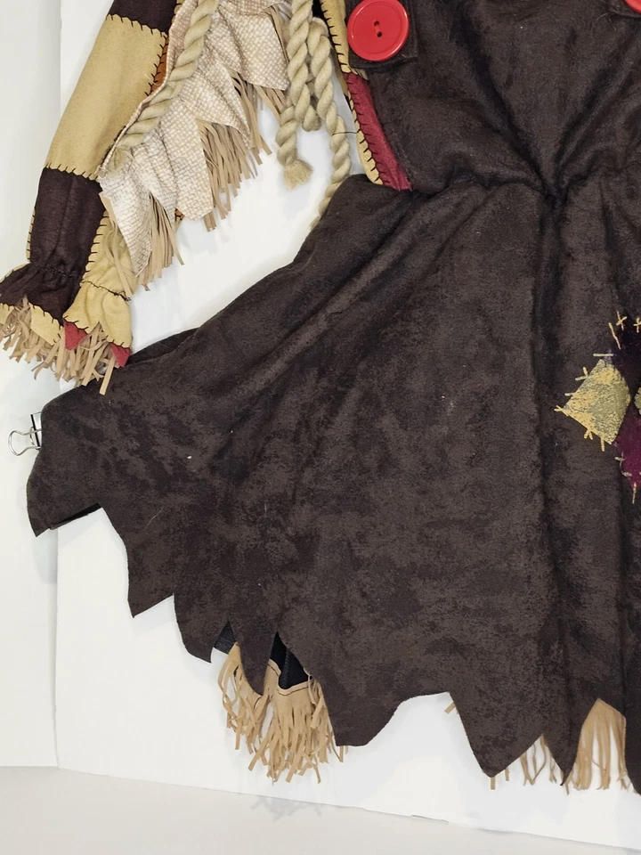 California Costumes New Girl's Size Toddler Large (4-6) Pumpkin Patch Scarecrow - Image 3 of 4