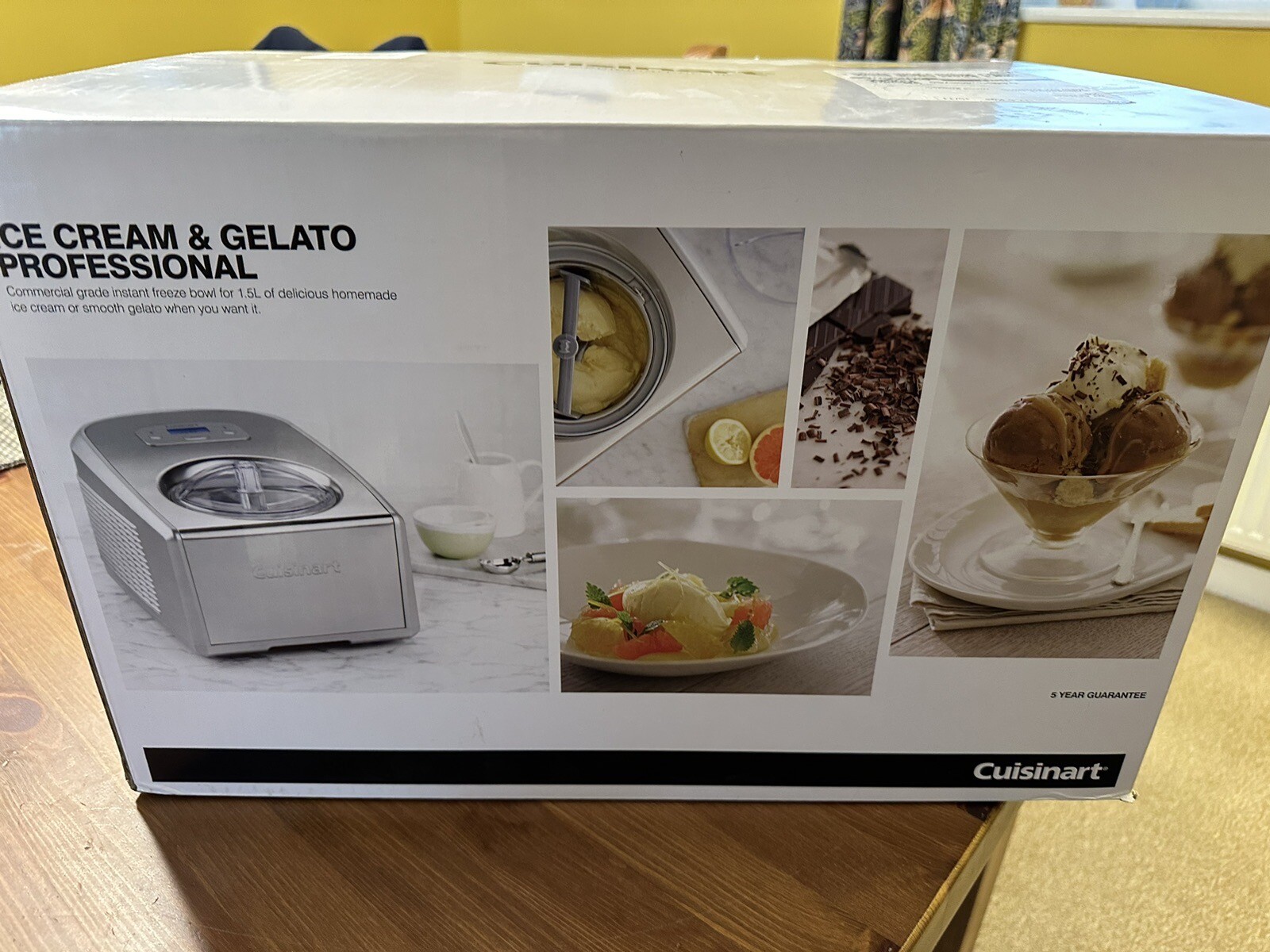 Cuisinart ICE100BCU Ice Cream And Gelato Maker No Need To Prefreeze