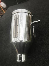 VTG. CONTINENTAL MACHINE CORP. CHROME POWDER SOAP DISPENSER HEAVY DUTY (NEW NOS)