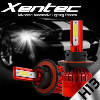 H13 CREE 2 Side LED Headlight Conversion Kit 488W 48800LM HI-LO Beam Bulb 6000K