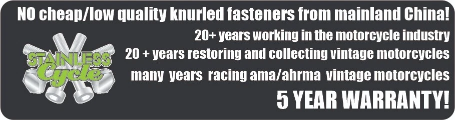 Juego de tornillos de perno de acero inoxidable pulido Bmw Airhead /6/7 R70 R80 R90 R100 Foto 2 de 3
