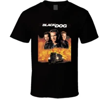 Black Dog 90s Drama Movie T Shirt