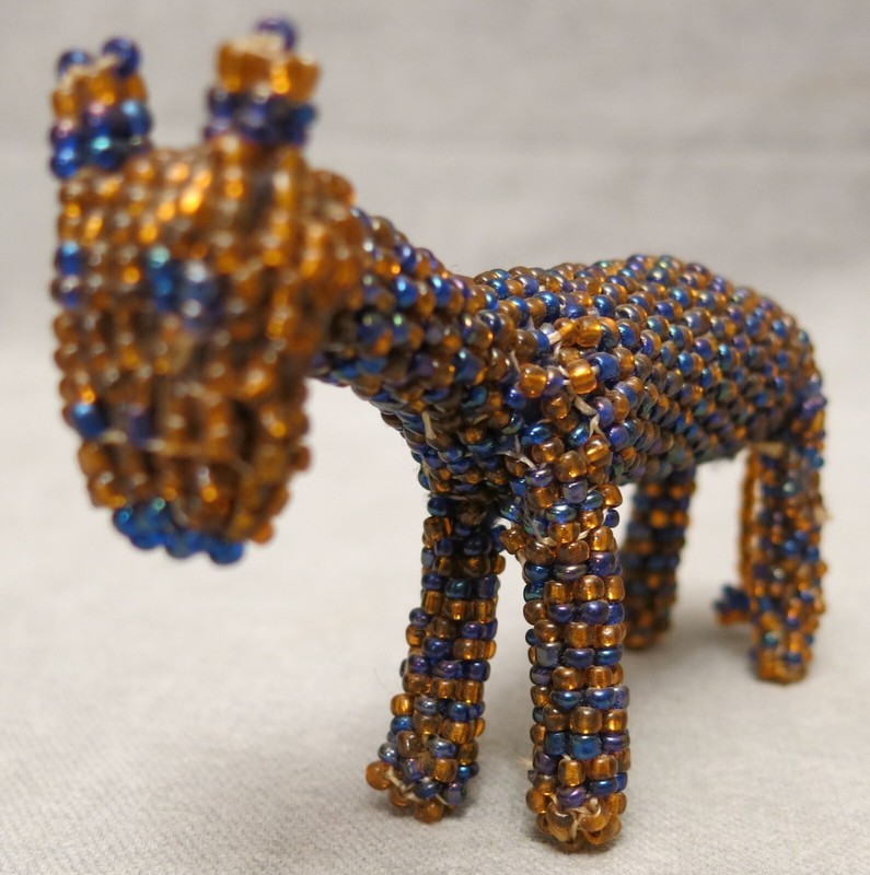CLEARANCE! - Beaded Horse Figure - CLEARANCE!