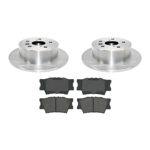 For Rear Brake Pads & 2 Rotors Genuine Kit For Lexus ES350 Toyota Avalon Camry eBay